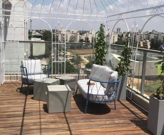 עיצוב המרפסת