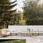 ריהוט גן יוקרתי -Tradition - Lounge series - Sofa setting with Pouf